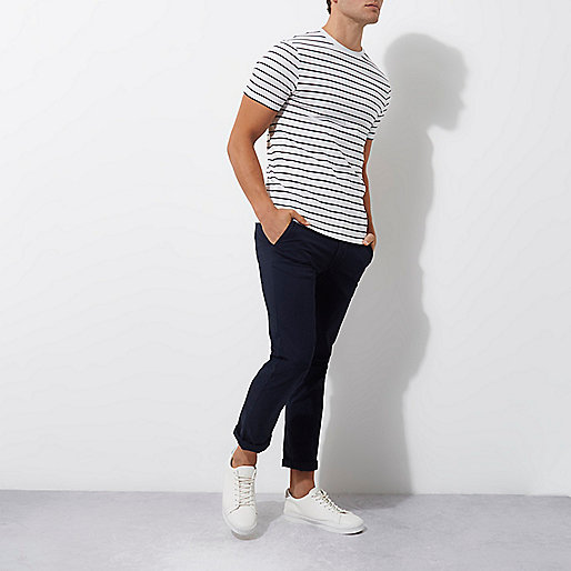 river island gold heels,jacques-vertuk Store Collection Cream stripe crew neck muscle fit T-shirt T-shirts T-Shirts / Tanks men