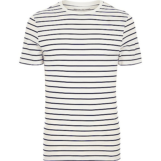 river island bandage dress,jacques-vertuk Sale Cream stripe crew neck muscle fit T-shirt men 302538