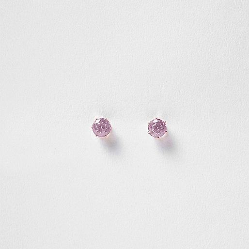 jacques-vertuk Cubic zirconia pink crystal stud earrings 704855 women Jewellery Earrings