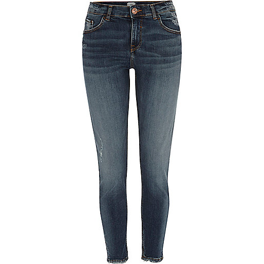 jacques-vertuk Dark blue Alannah ripped relaxed skinny jeans 705280 women Jeans Skinny Jeans