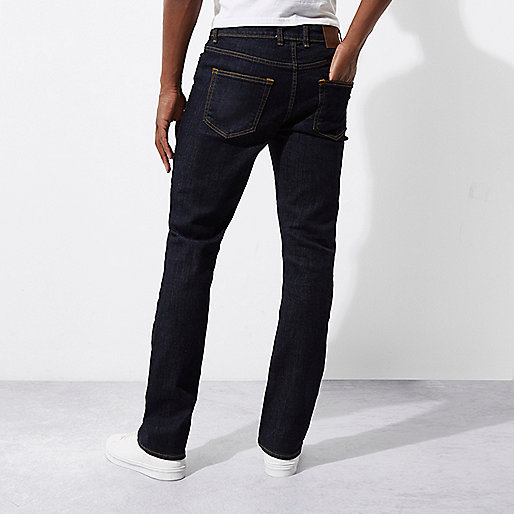 mens river island bag,jacques-vertuk Store Online Dark blue Clint bootcut jeans Bootcut Jeans Jeans men