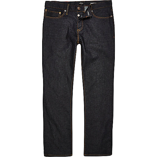 river island exchange,jacques-vertuk Outlet Dark blue rinse Clint bootcut jeans men 295331