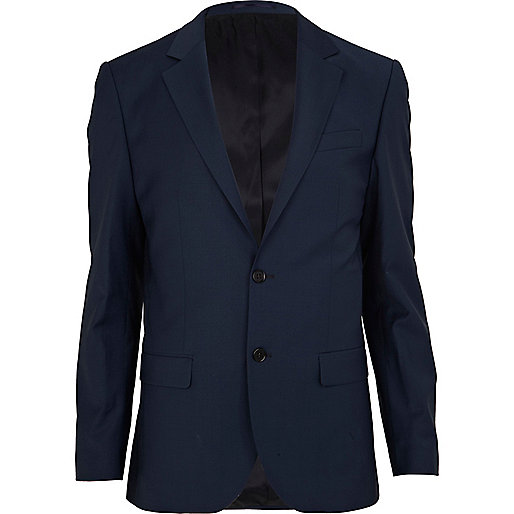 jacques-vertuk Dark blue slim suit jacket 266071 men Suits