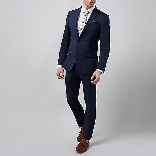 river island two piece,About jacques-vertuk Dark blue stretch slim fit suit jacket Suit Jackets Suits men