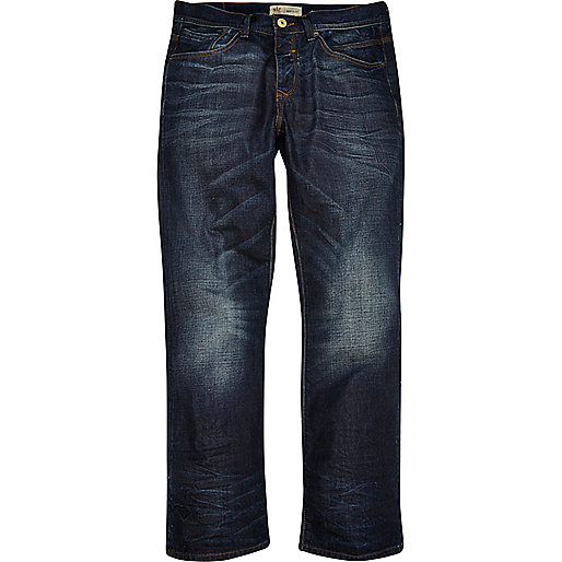 jacques-vertuk Dark blue wash Clint bootcut jeans 274246 men Jeans