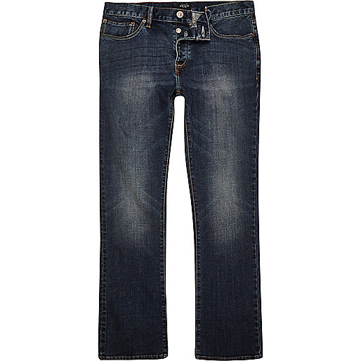 jacques-vertuk Dark blue wash Clint bootcut jeans 295330 men Jeans