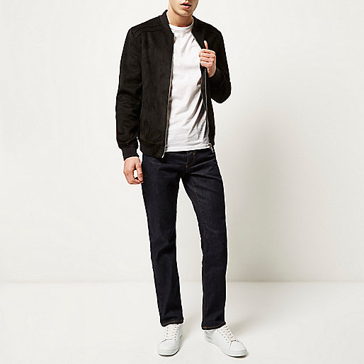 river island leopard print jacket,Clothes From jacques-vertuk Dark blue wash Dean straight jeans Jeans Sale men