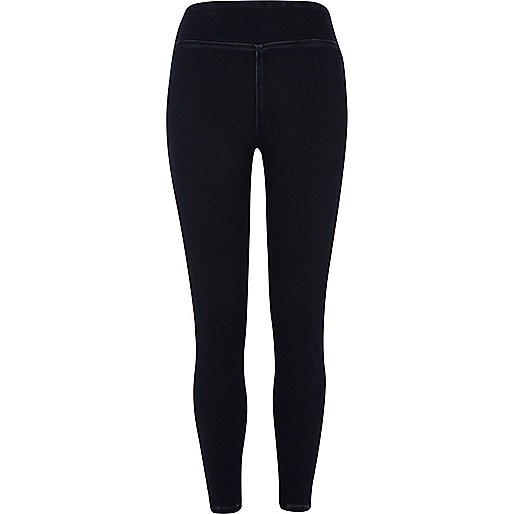 jacques-vertuk Dark blue wash denim leggings 699386 women Trousers Leggings