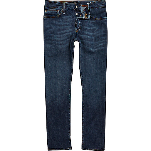 dylan jeans river island,jacques-vertuk Town Dark blue wash Dylan slim fit jeans Seasonal Offers Sale men