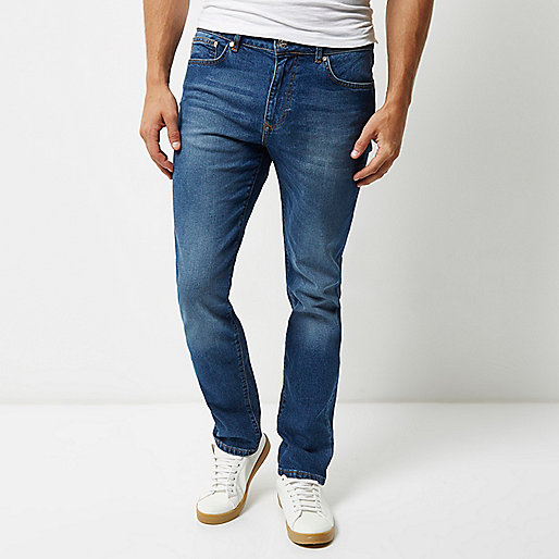 river island glitter top,jacques-vertuk London Dark blue wash Dylan slim fit jeans men 295961