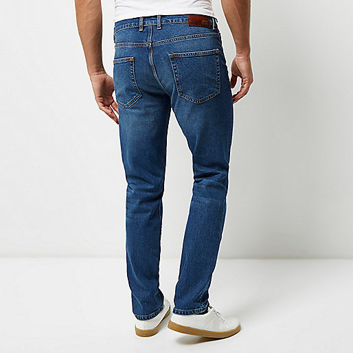 river island glitter top,jacques-vertuk London Dark blue wash Dylan slim fit jeans men 295961