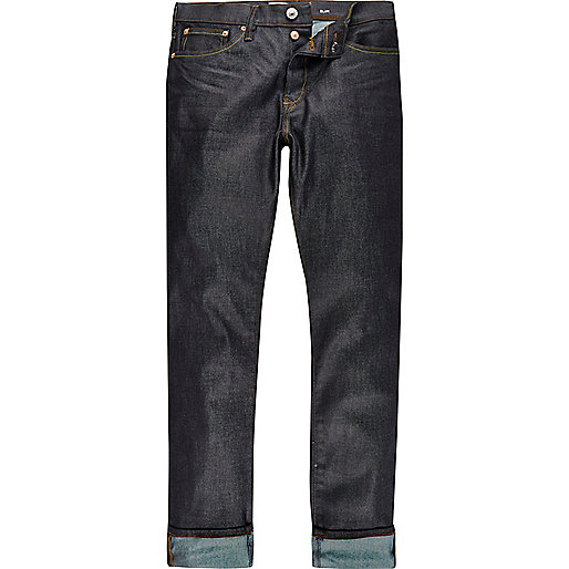 black patent river island bag,jacques-vertuk Shopping Online Sale Dark blue wash Dylan slim jeans Jeans Sale men