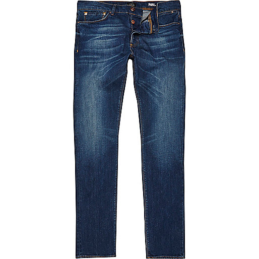 jacques-vertuk Dark blue wash Sid skinny jeans 294348 men Jeans