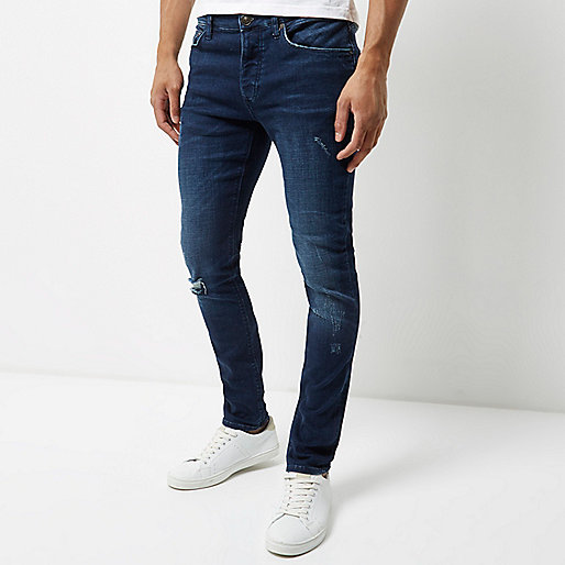 river island closing down,jacques-vertuk Stores Dark blue wash Sid skinny jeans men 295678