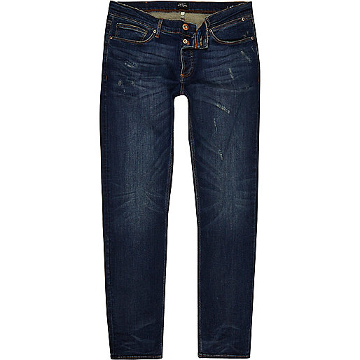 jacques-vertuk Dark blue wash Sid skinny jeans 299180 men Jeans