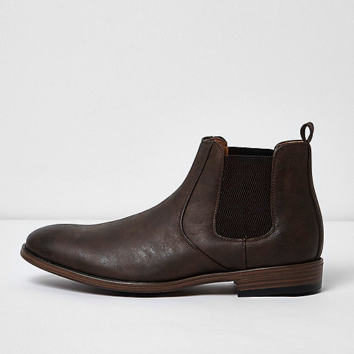 asos river island sale,Sale Tops jacques-vertuk Dark brown chelsea boots Boots Shoes / Boots men