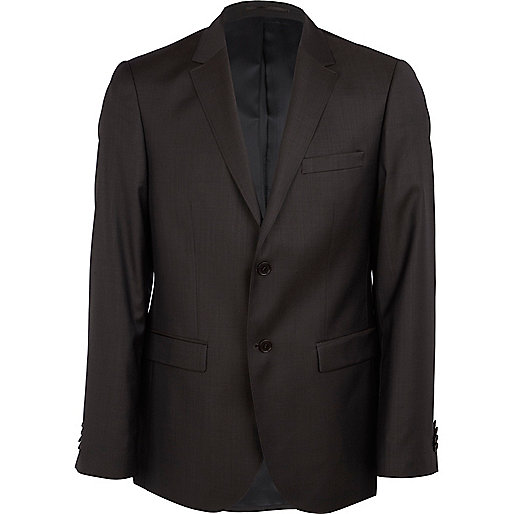 black friday river island sale,jacques-vertuk Stores Dark brown new classic fit suit jacket men 253784