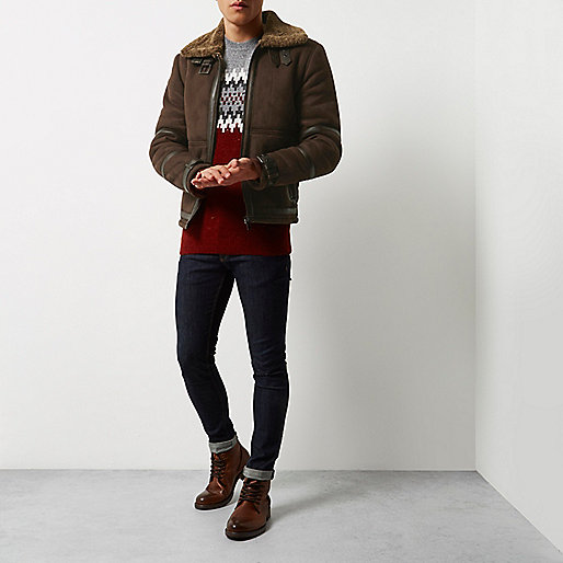 river island pink boucle bag,jacques-vertuk Ireland Dark brown shearling jacket men 295199