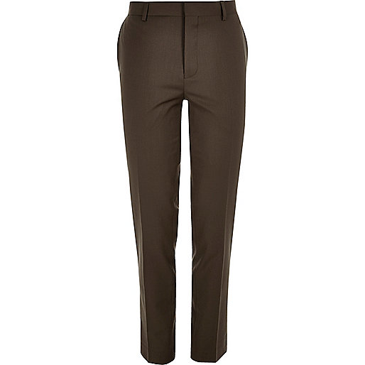 river island man bag,jacques-vertuk The Shop Dark brown skinny suit pants Suits Sale men