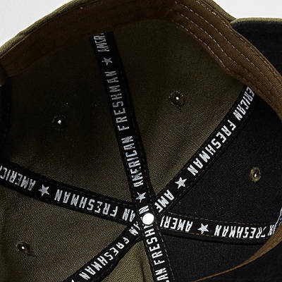 aviator coat river island,jacques-vertuk Number Dark green American Freshman cap Hats Accessories men