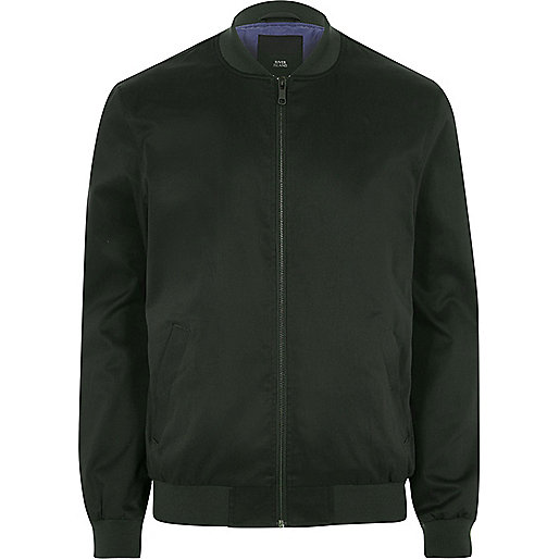 jacques-vertuk Dark green bomber jacket 303515 men Coats / Jackets Jackets