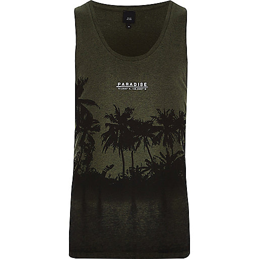 river island green fur coat,jacques-vertuk UK Dark green burnout Paradise palm print tank men 302186