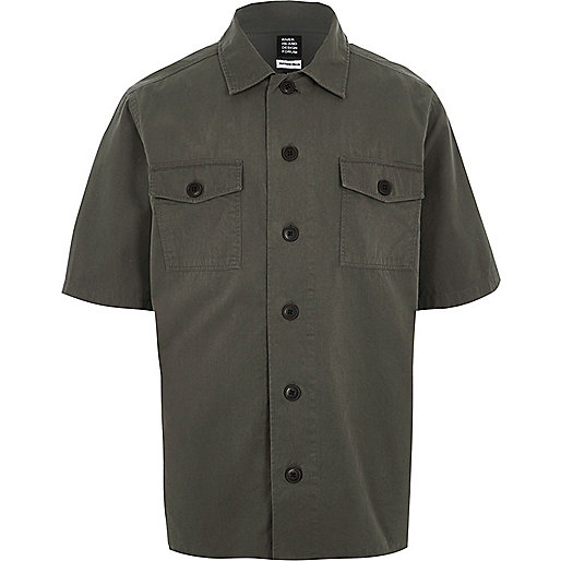 jacques-vertuk Dark green Design Forum short sleeve shirt 302307 men Shirts