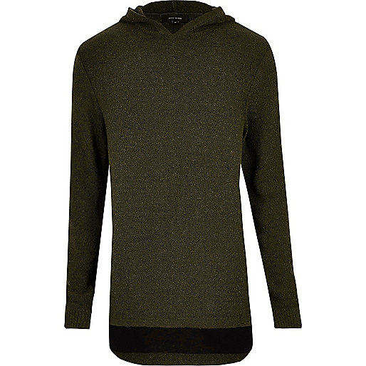 jacques-vertuk Dark green layered hoodie 297019 men Jumpers / Cardigans