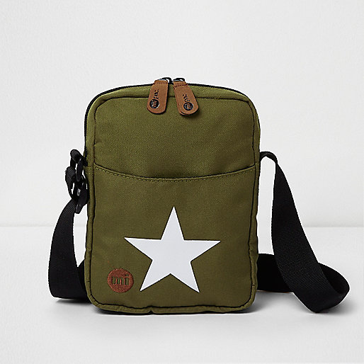 jacques-vertuk Dark green Mi-Pac star flight bag 303111 men Bags Backpacks