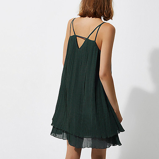 river island slouch handbag,jacques-vertuk Sale Dark green pleated cami slip dress women 702895