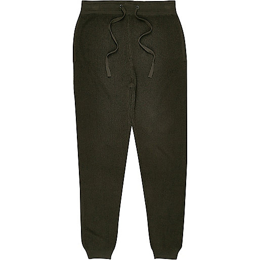 www river island uk,jacques-vertuk South Africa Dark green ribbed jogger men 296035