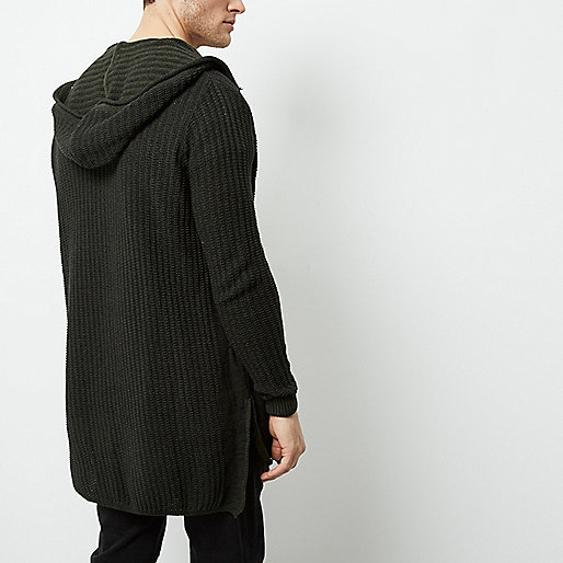 river island shirred midi dress,jacques-vertuk Clothing Company Dark green ribbed knit hooded cardigan Sweaters / Cardigans Sale men