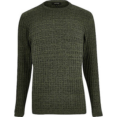 mens white trainers river island,Www Riverisland Com Uk Clothes Dark green ribbed sweater Sweaters / Cardigans Sale men