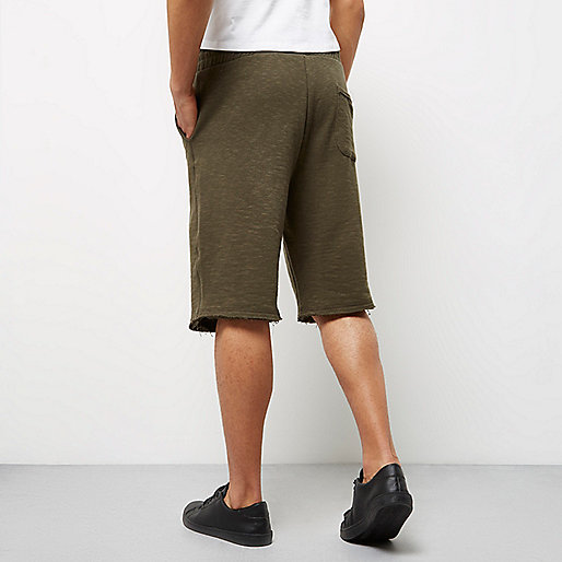 river island black slouch bag,jacques-vertuk Seconds Shop Dark green slub cotton shorts Shorts Sale men