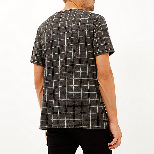 river island croc boots,Р?вер ?сланд Dark grey check t-shirt T-Shirts / Tanks Sale men