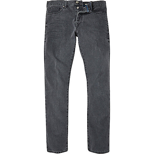 river island lakeside,jacques-vertuk South Africa Dark grey Dylan slim jeans men 277049