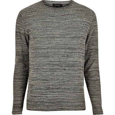 river island holiday dresses,jacques-vertuk In Uk Dark grey knitted crew neck sweater Sweaters / Cardigans Sale men