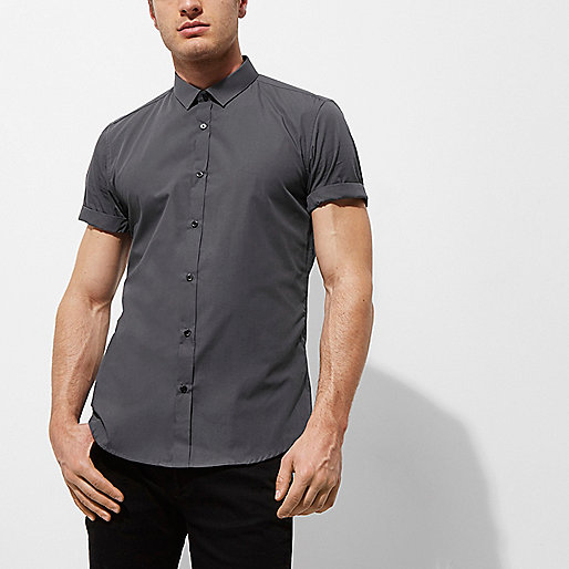 river island wallet price,Stockists Of jacques-vertuk Dark grey short sleeve slim fit shirt Shirts Sale men