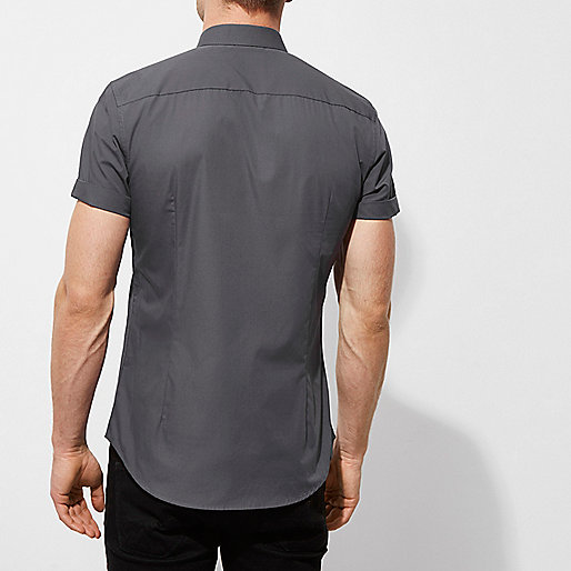 river island wallet price,Stockists Of jacques-vertuk Dark grey short sleeve slim fit shirt Shirts Sale men