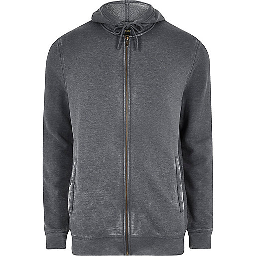 light blue bag river island,jacques-vertuk Europe Stores Dark grey washed zip front hoodie Hoodies Hoodies / Sweatshirts men