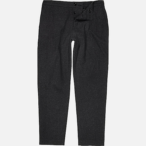 jacques-vertuk Dark grey wool-blend jogger pants 288824 men Trousers