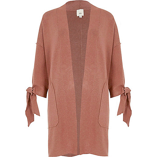 ladies black boots river island,jacques-vertuk Londres Dark pink tie cuff cardigan Cardigans Knitwear women