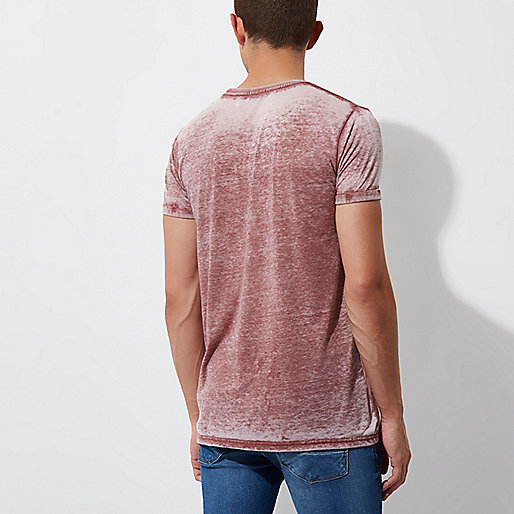 river island arnison centre,Island River Shop Dark red burnout 'revolution' print T-shirt T-shirts T-Shirts / Tanks men