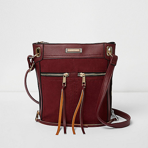 river island autumn sale,jacques-vertuk Webshop Dark red cross body messenger bag Shoulder Bags Bags / Purses women