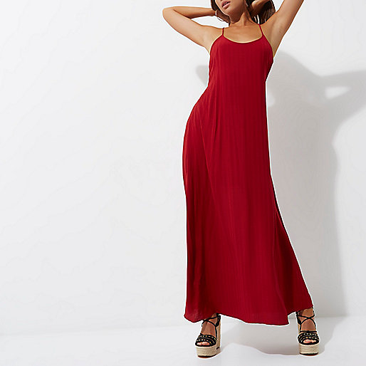 duvet coat river island,jacques-vertuk T Dark red tie waist maxi slip dress Maxi Dresses Dresses women