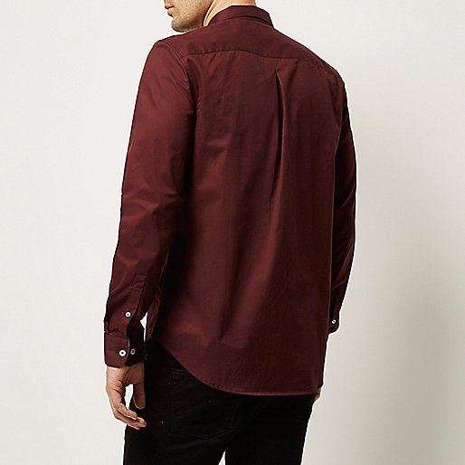 river island black swing coat,jacques-vertuk Ireland Dark red twill button-down shirt men 290678