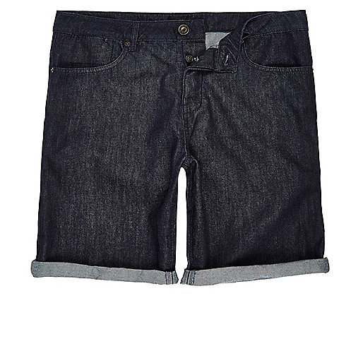 jacques-vertuk Dark rinse slim fit denim shorts 291969 men Shorts