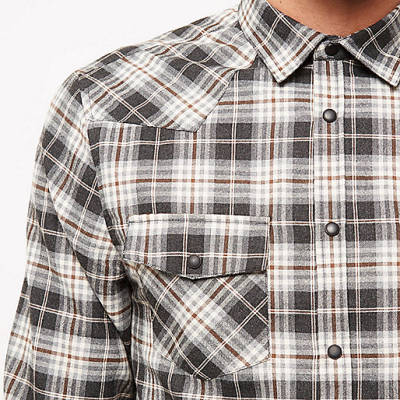 river island mens slim fit jeans,About jacques-vertuk Ecru check flannel western shirt Shirts Sale men