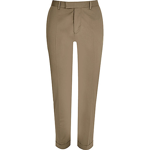 jacques-vertuk Ecru skinny suit pants 290555 men Suits