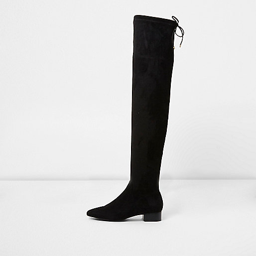 jacques-vertuk Faux suede over the knee boots 705095 women Shoes / Boots Boots